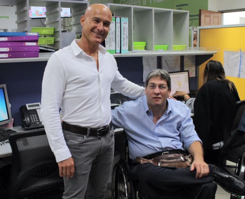 עידן קליימן וירון ברגר (צילום: ניר עצמון)