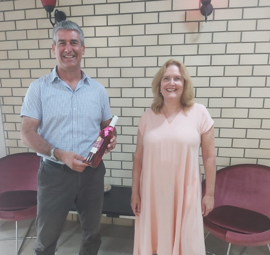 סיגל רצין ונדב ארנס (צילום: ציפי רצין)