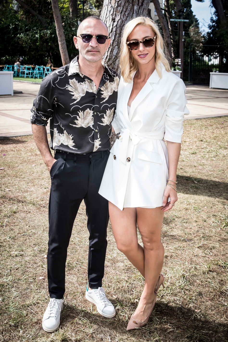 שלום מיכאלשווילי וענבל שלוי (צילום: עודד קרני)