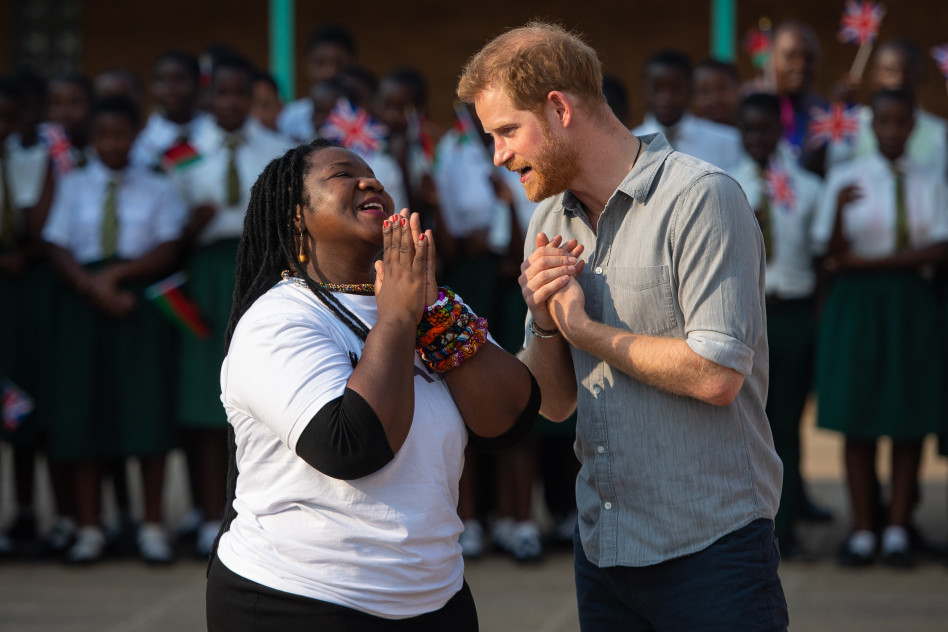 בביקור באפריקה (צילום:  Pool, Getti Images)