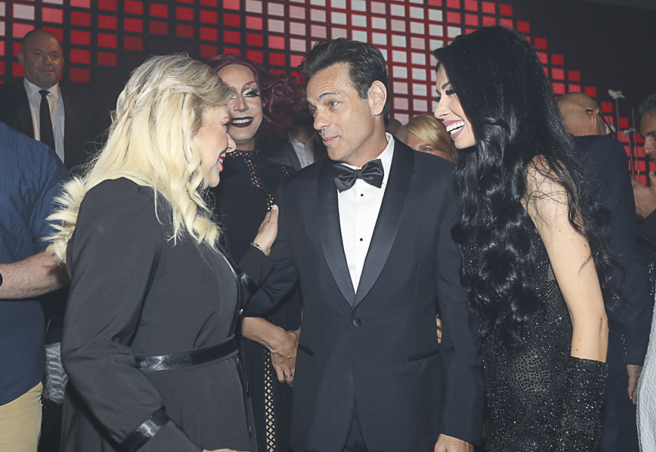 מאירוע השקת הפרוייקט. ניקול, אקי ושרה נתניהו (צילום: רפי דלויה)