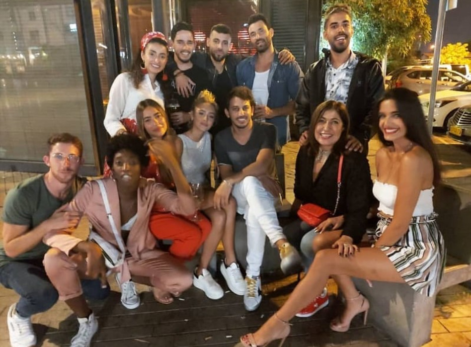 בהרכב מכובד. חברי המירוץ למיליון (צילום מתוך האינסטגרם של קארין קליינברג)