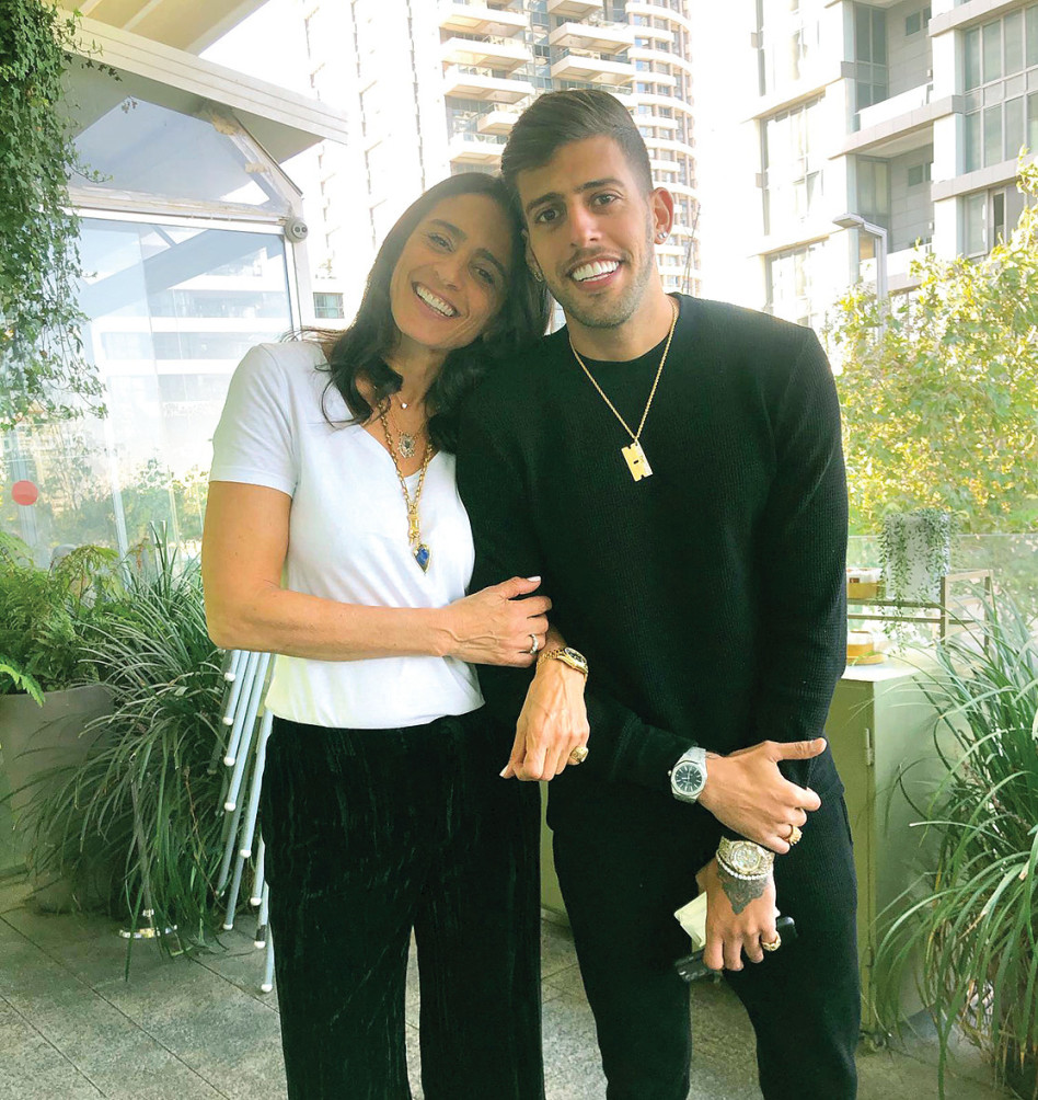 בן אל תבורי ושירה אוחיון (צילום: מועדון החמש)