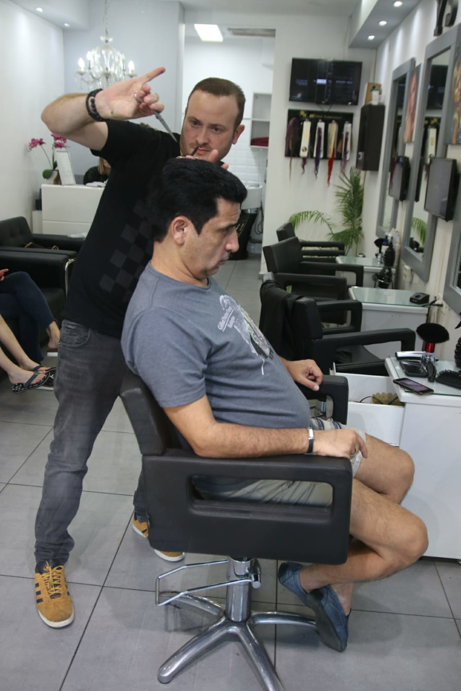 דורון מירן מתאושש מהתאונה (צילום: אור גפן)