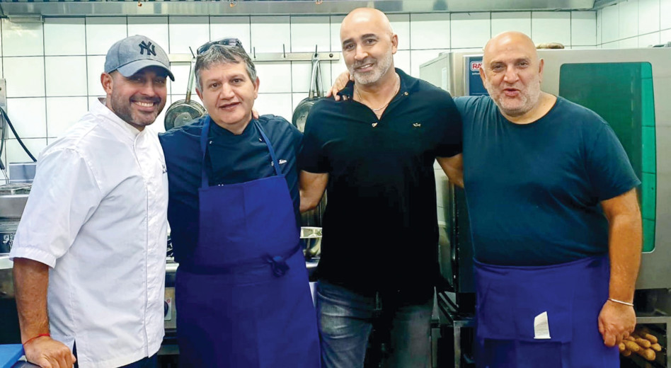 שף עזרא קדם, שף זוזו חנא שף חיים טיבי, שף מאיר אדוני (צילום: מגדלנה)