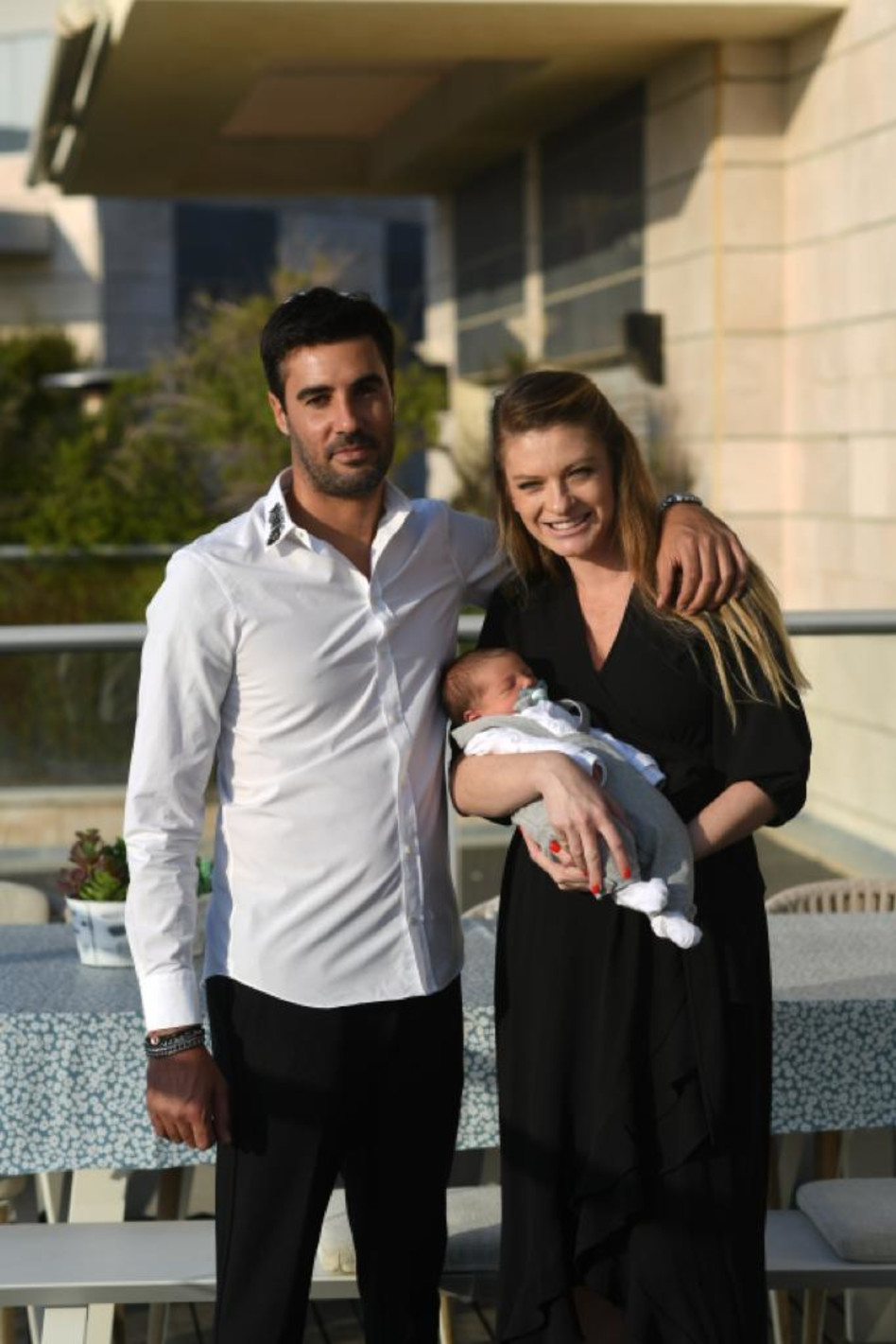 אווה לימסוב ומורן פחימה בברית (צילום: אלעד סאסי)