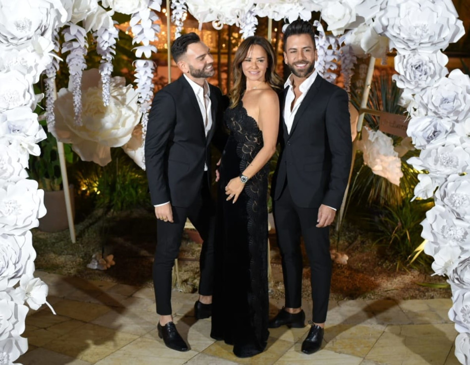 אירית רחמים עם הזוג מהמאושר (צילום: שיצו צלמים)