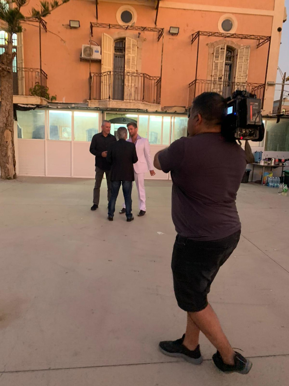 אלון בן דוד בצילומי סדרת הדוקו דרמה "רשימת החיסול" (צילום: פרטי)