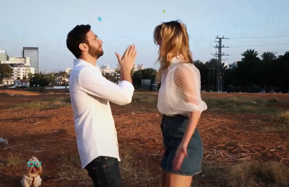 אלינה לוי ודור פרי (צילום: פרטי)