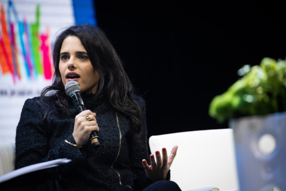 Ayelet Shaked (Photo: Yonatan Zindel, Flash 90)