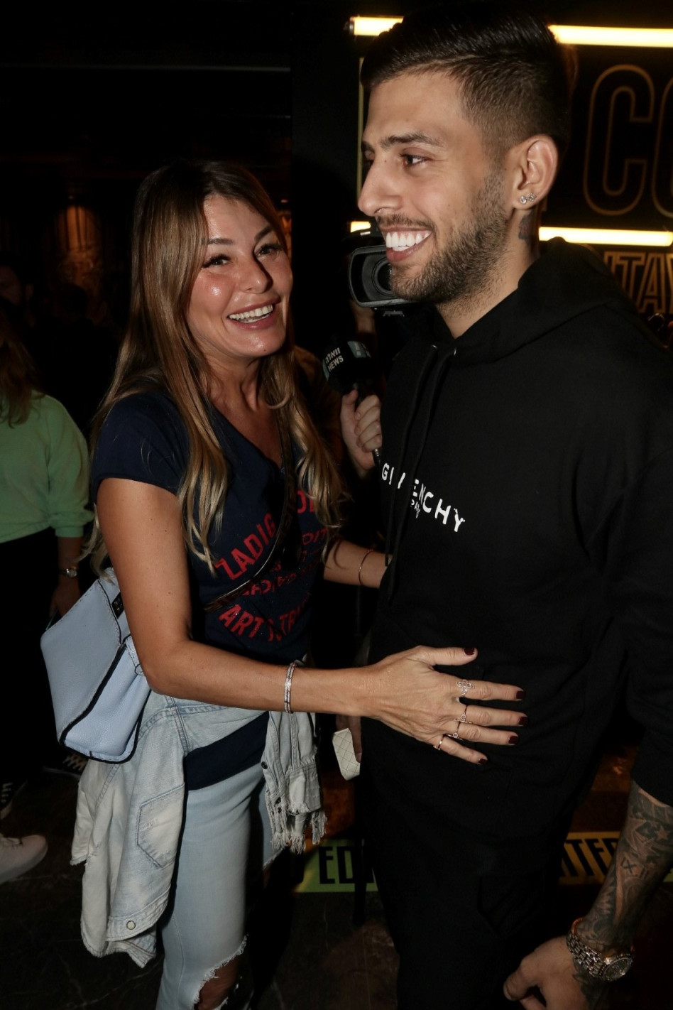 בן אל ואמא אביבה תבורי (צילום: אמיר מאירי)