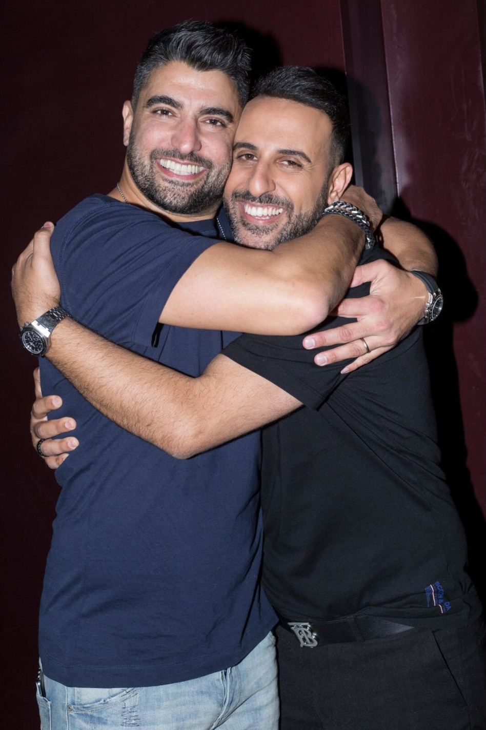 משה פרץ, דודו אהרון (צילום: ליאור פינקסון)