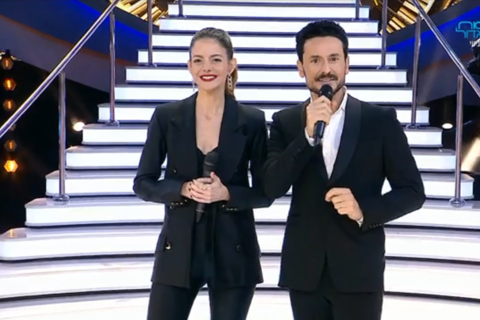 המנחים גיא זוארץ ולירון ויצמן (צילום: צילום מסך רשת 13)