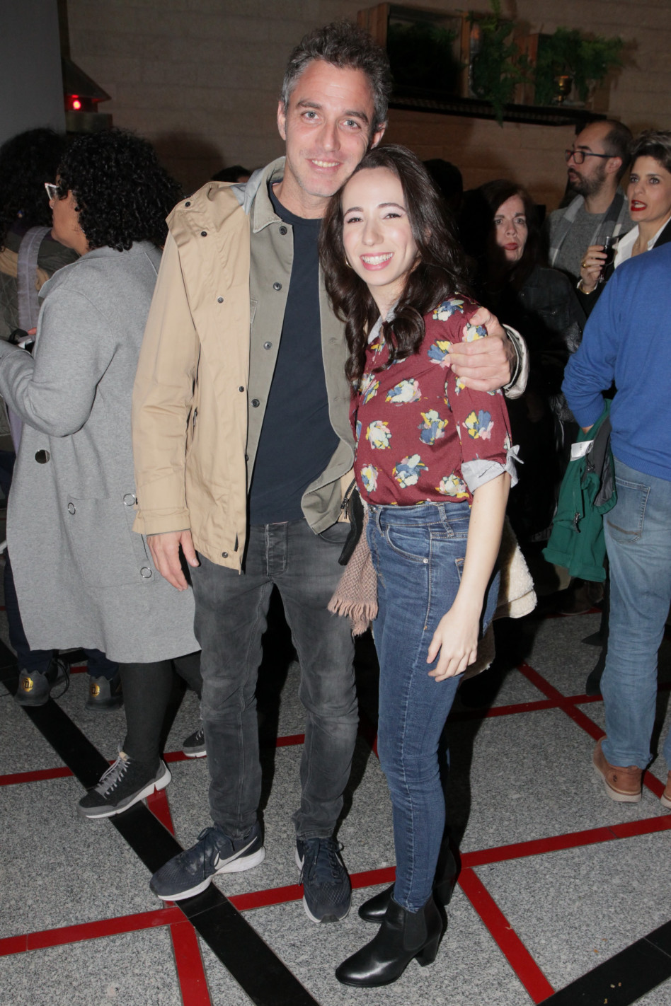 חמודים. דינה סנדרסון ויובל שפרמן (צילום: ראובן שניידר, HOT)