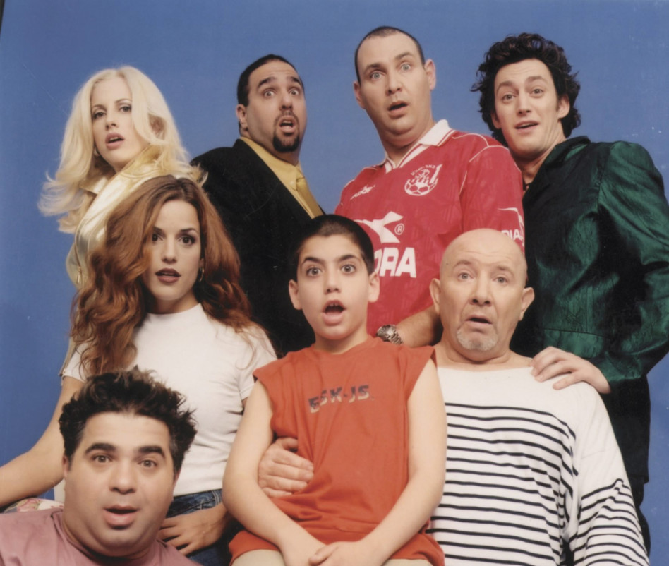 הסדרה ''שמש'', צביקה הדר, אורלי ויינרמן, גלית גיאת, אליעד נחום, גדי רבינוביץ' (צילום: יחסי ציבור קשת 12)