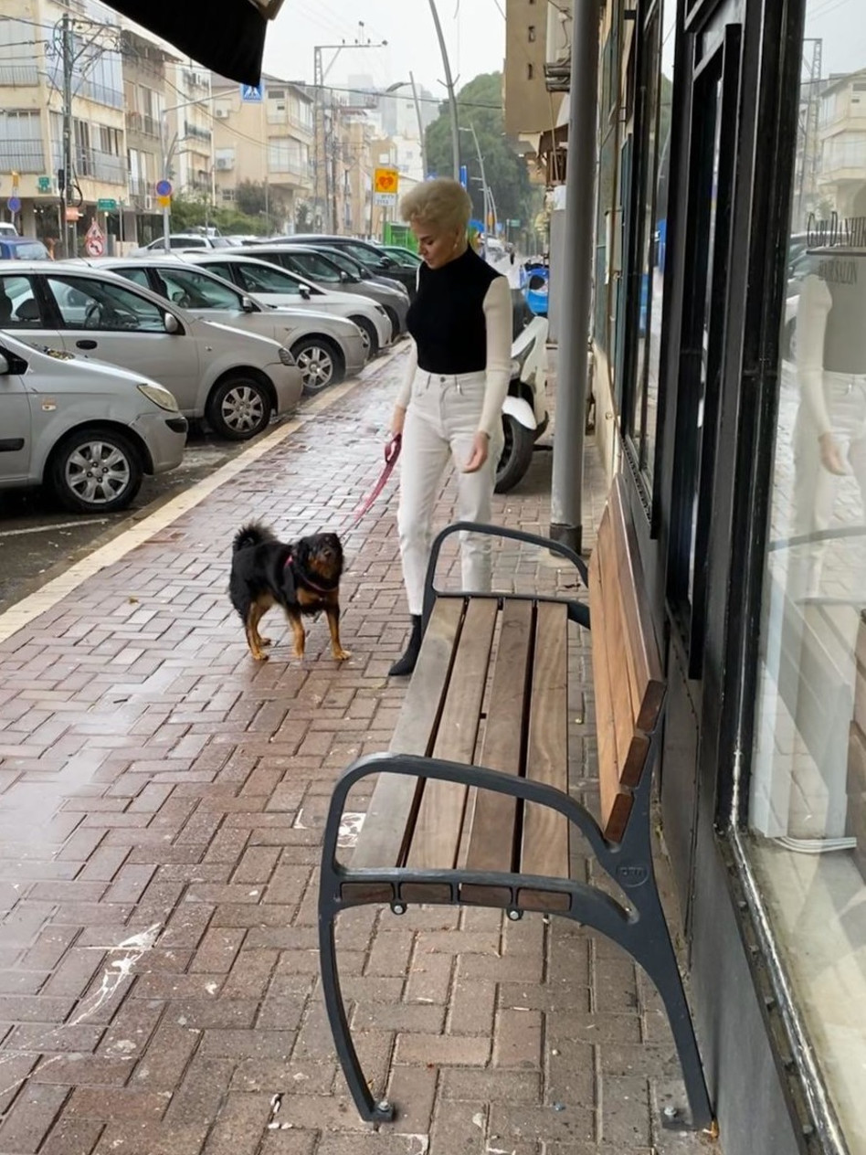 2 ציפורים במכה אחת. גם טיול עם הכלב וגם צבע (צילום: פרטי)