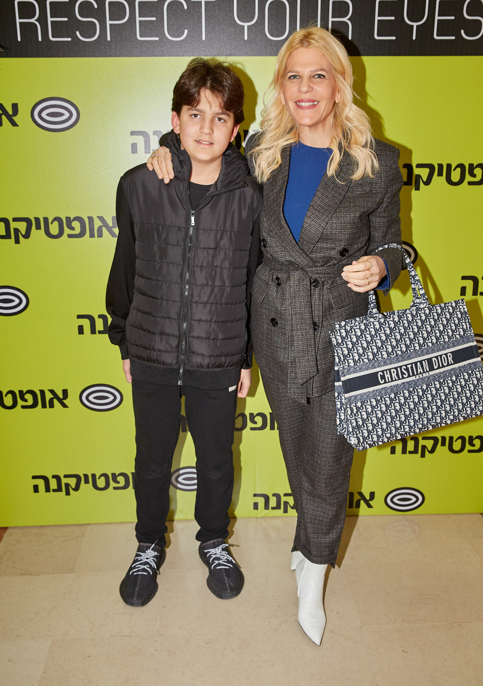 סנדרה רינגלר ובנה (צילום: שוקה כהן)