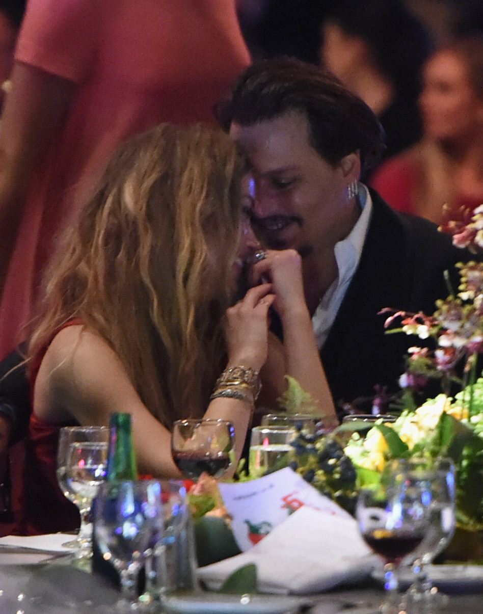 ג'וני דפ ואמבר הרד בימים יפים יותר (צילום:  Jason Merritt/TERM  Getty Images)