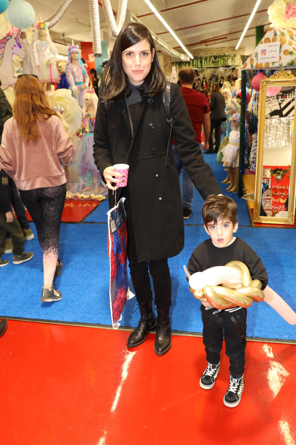 סיון קליין ובנה (צילום: רפי דלויה)