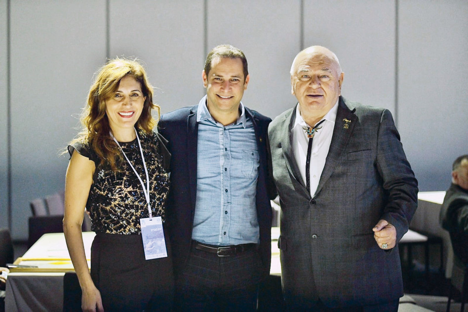 זיגמונד בלובנד, רז קינסטליך, יפית בוכריס (צילום: עידן גרוס)