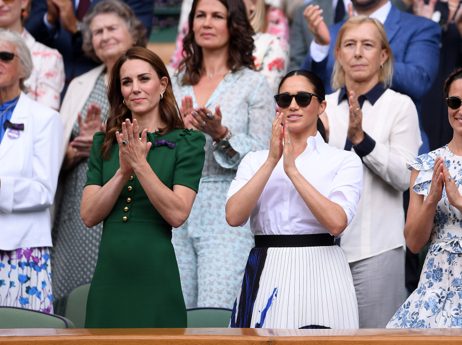 Megan Merkel, Kate Middleton (Photo: Laurence Griffiths Getty Images)