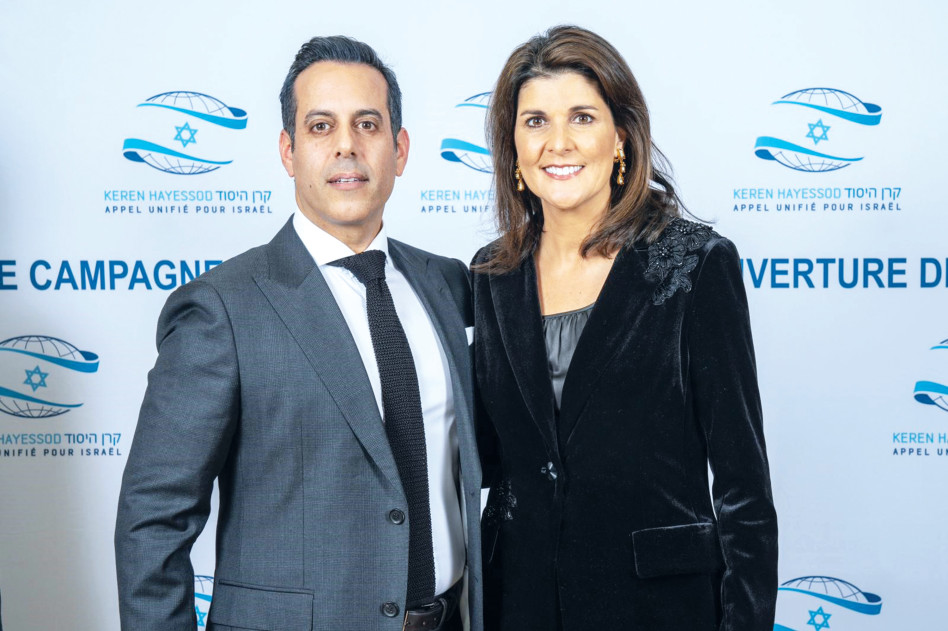 נייקי היילי, עו''ד עמיחי עורקבי (צילום: טל שובל)