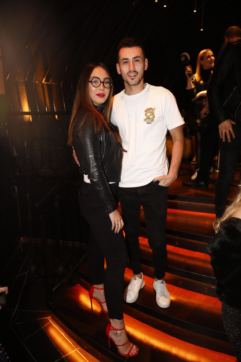 ניקול רזניקוב ובן הזוג סטס חרסונסקי (צילום: אלירן אביטל)