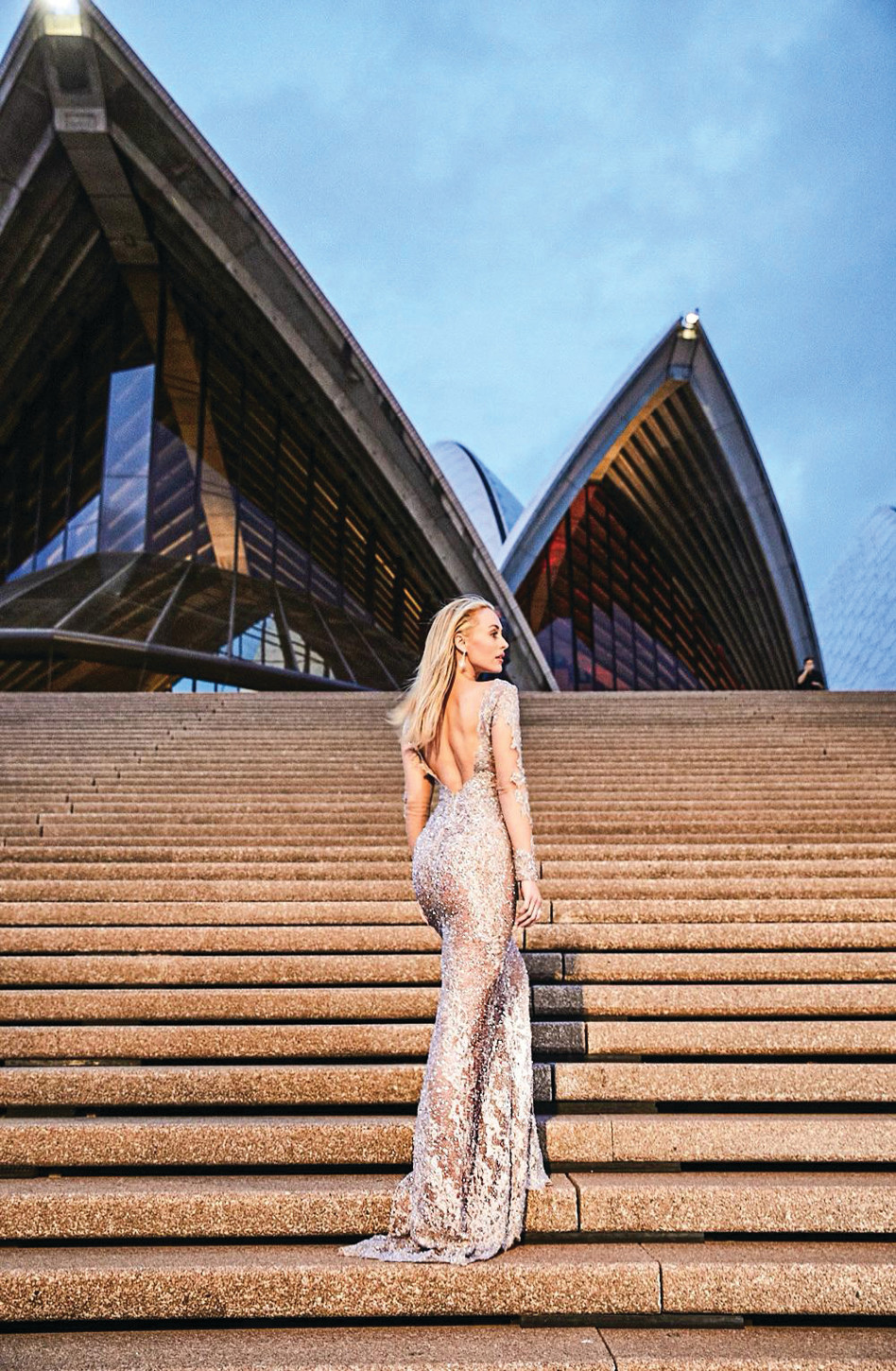 לי לוי בבית האופרה בסידני (צילום: באדיבות חגי דור)