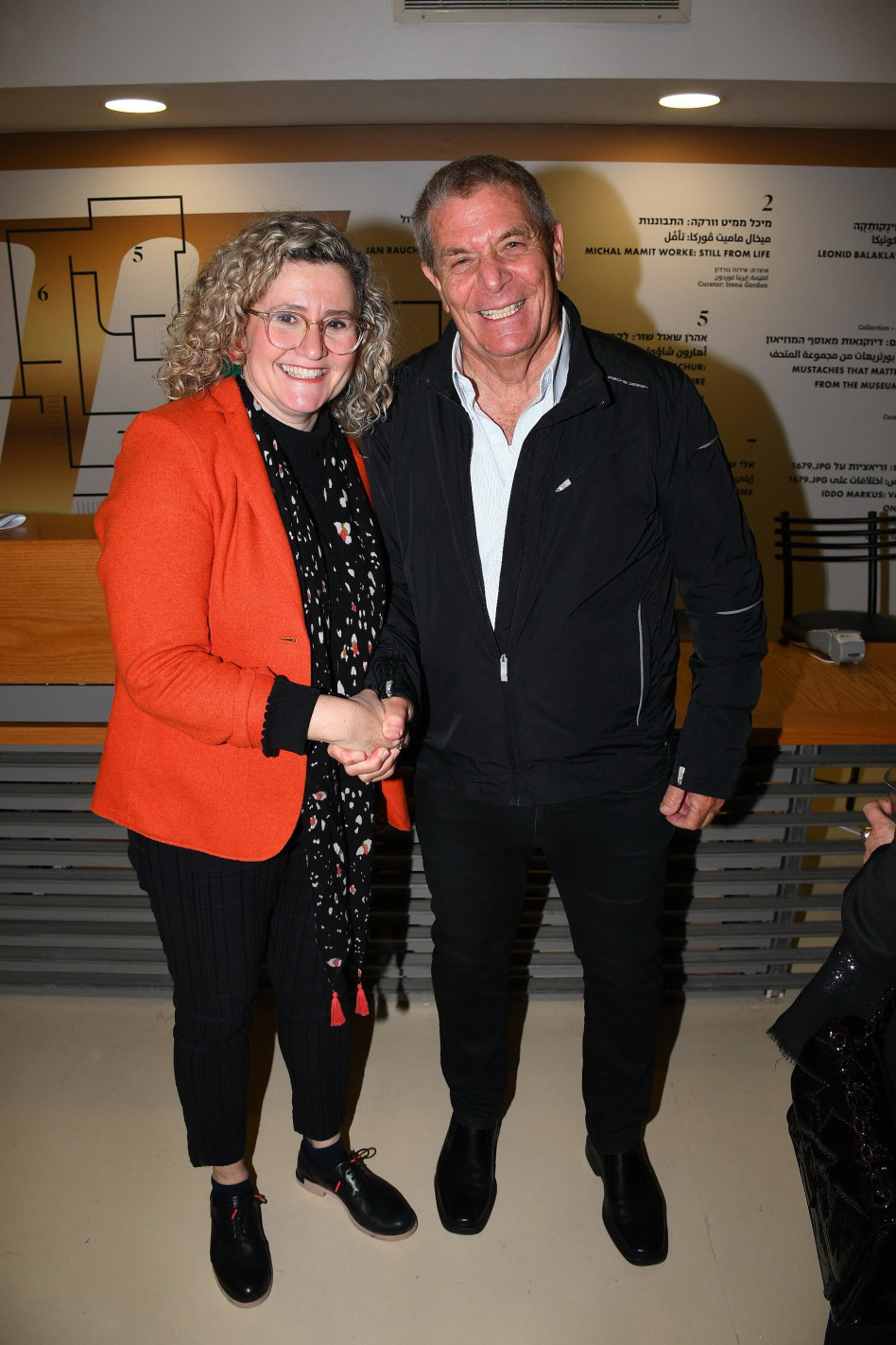 גיורא ירון ואיה לוריא (צילום: אביב חופי)