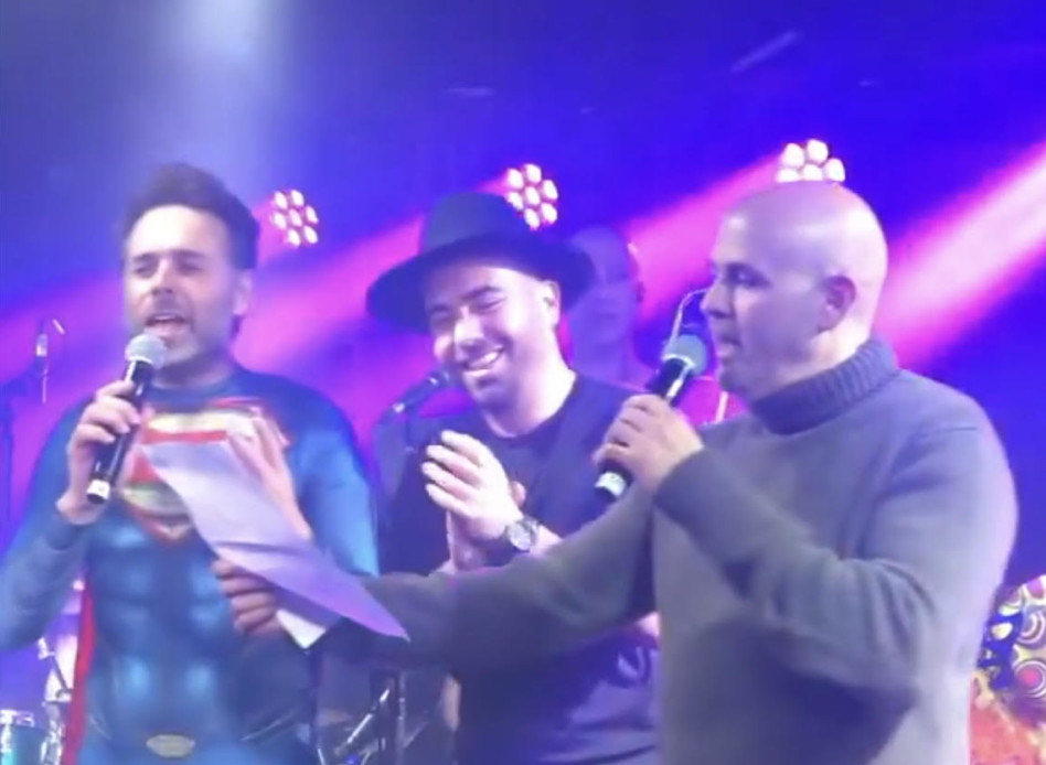 אסי טוכמאייר, עומר אדם וברק רוזן (צילום: אינסטגרם)