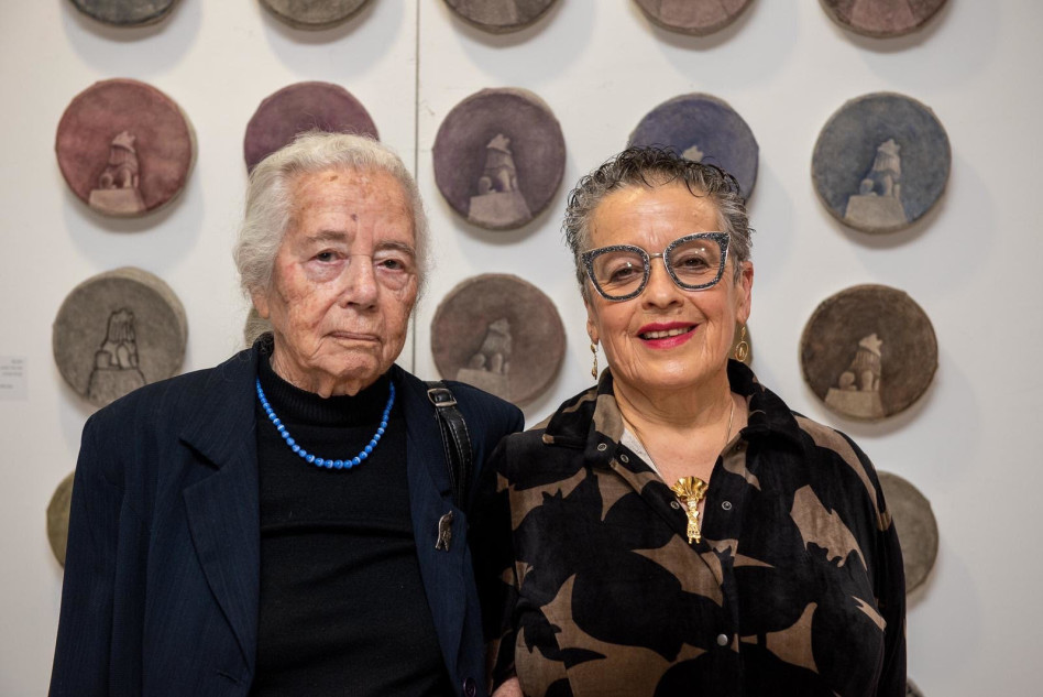 חנה פרי-זן ורחל רבין (צילום: דרור מילר מכללת תל חי)