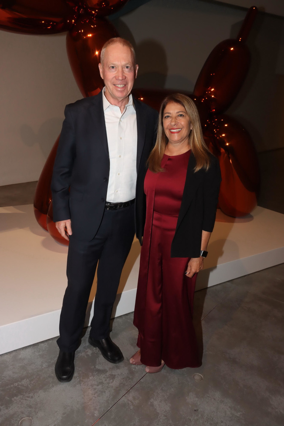 קלודין ויואב גלנט (צילום: אביב חופי)