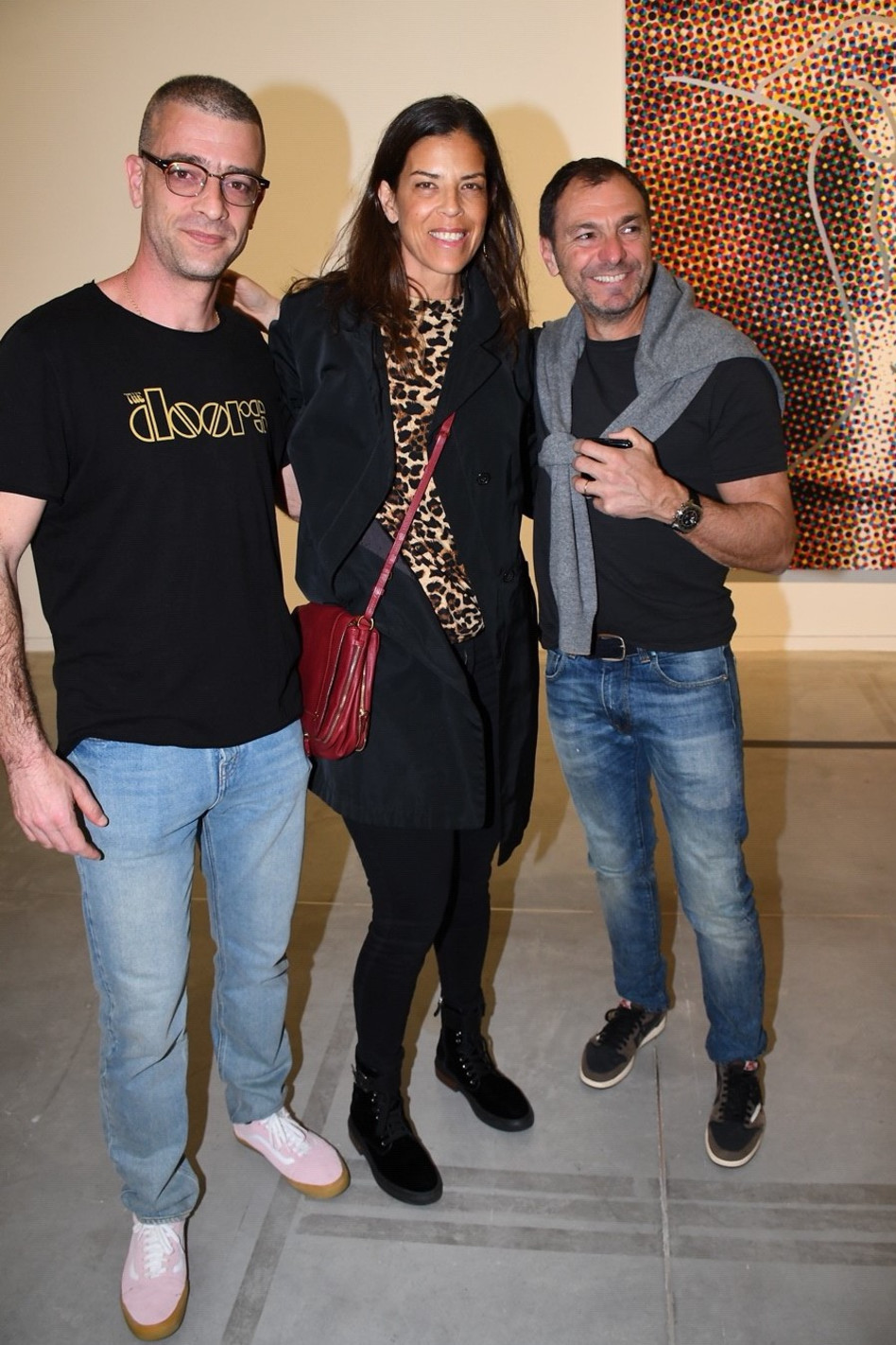 שמעון ושלי מנחם ואסי שטינמץ (צילום: אביב חופי)