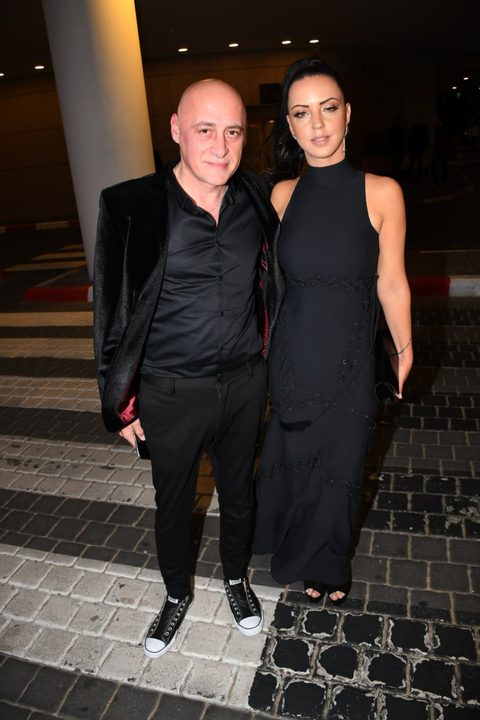 ירון אילן ובת זוגו (צילום: מתן צור)