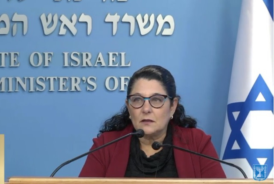 ראש שירותי הבריאות לציבור, פרופ' סיגל סדצקי (צילום: צילום מסך)