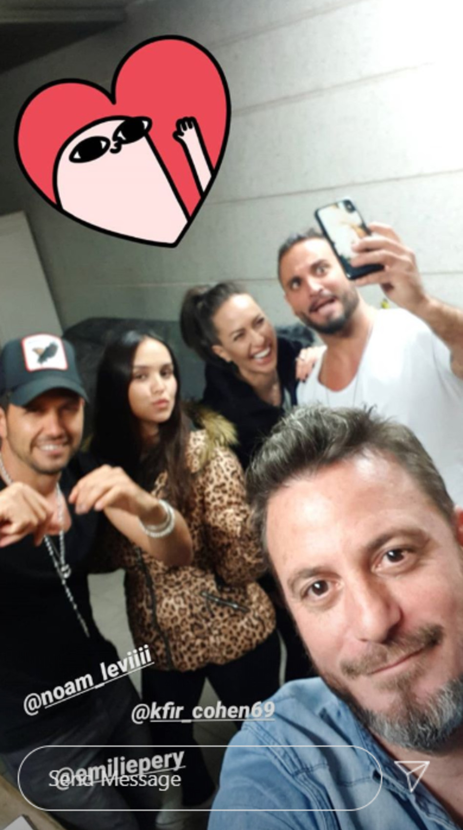 כל מודחי האח הגדול ונושי של אמילי (צילום: צילום מסך אינסטגרם)