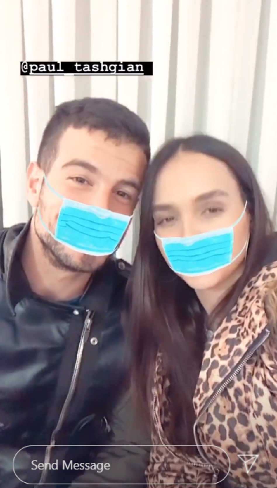 זה רק פילטר. נועם לוי, פול טשגיאן (צילום: צילום מסך אינסטגרם)