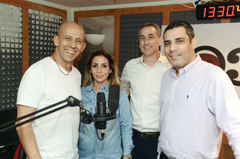 מיכאל לוי, עמיר הירשברג, דנה הירשבג, דידי הררי (צילום: מורג ביטן)