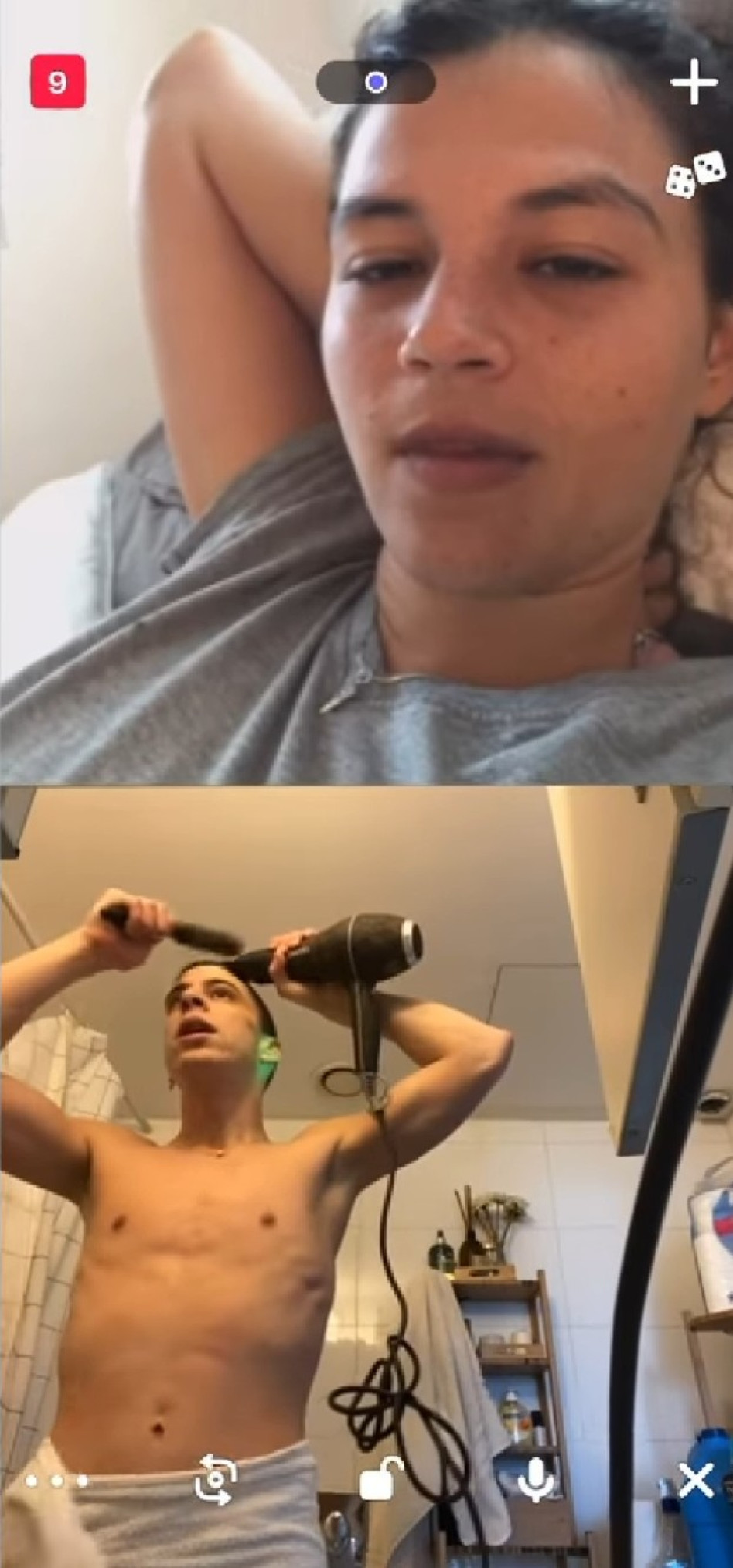 טום באום, ג'וי ריגר (צילום: צילום מסך אינסטגרם)