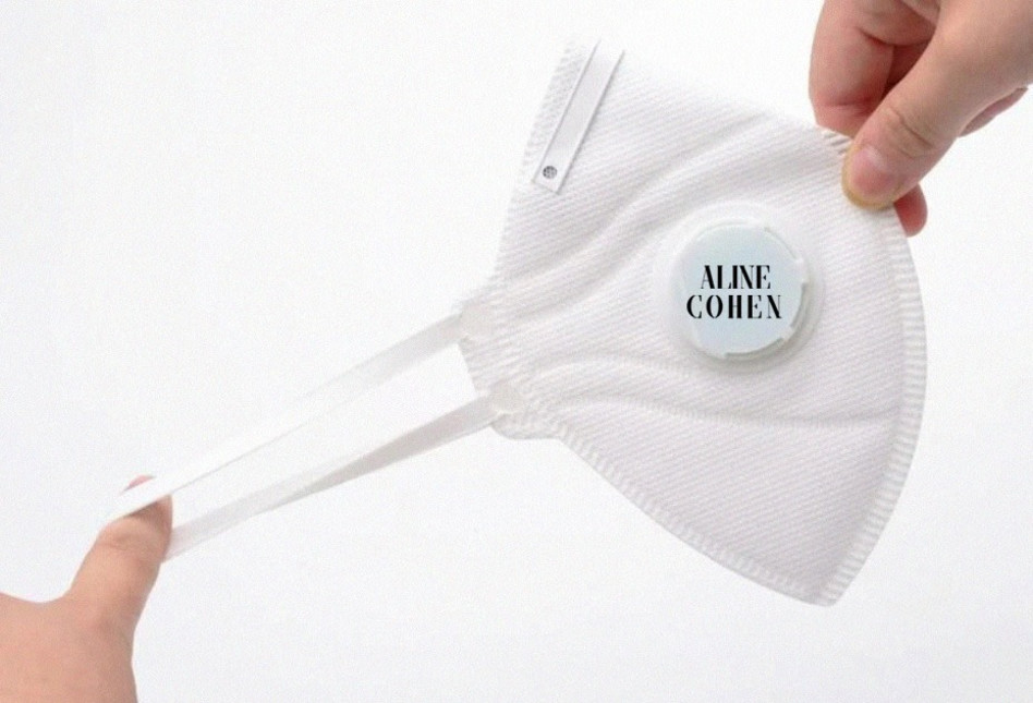 מסכת ההגנה של אלין כהן(צילום: באדיבות סוכנות add)