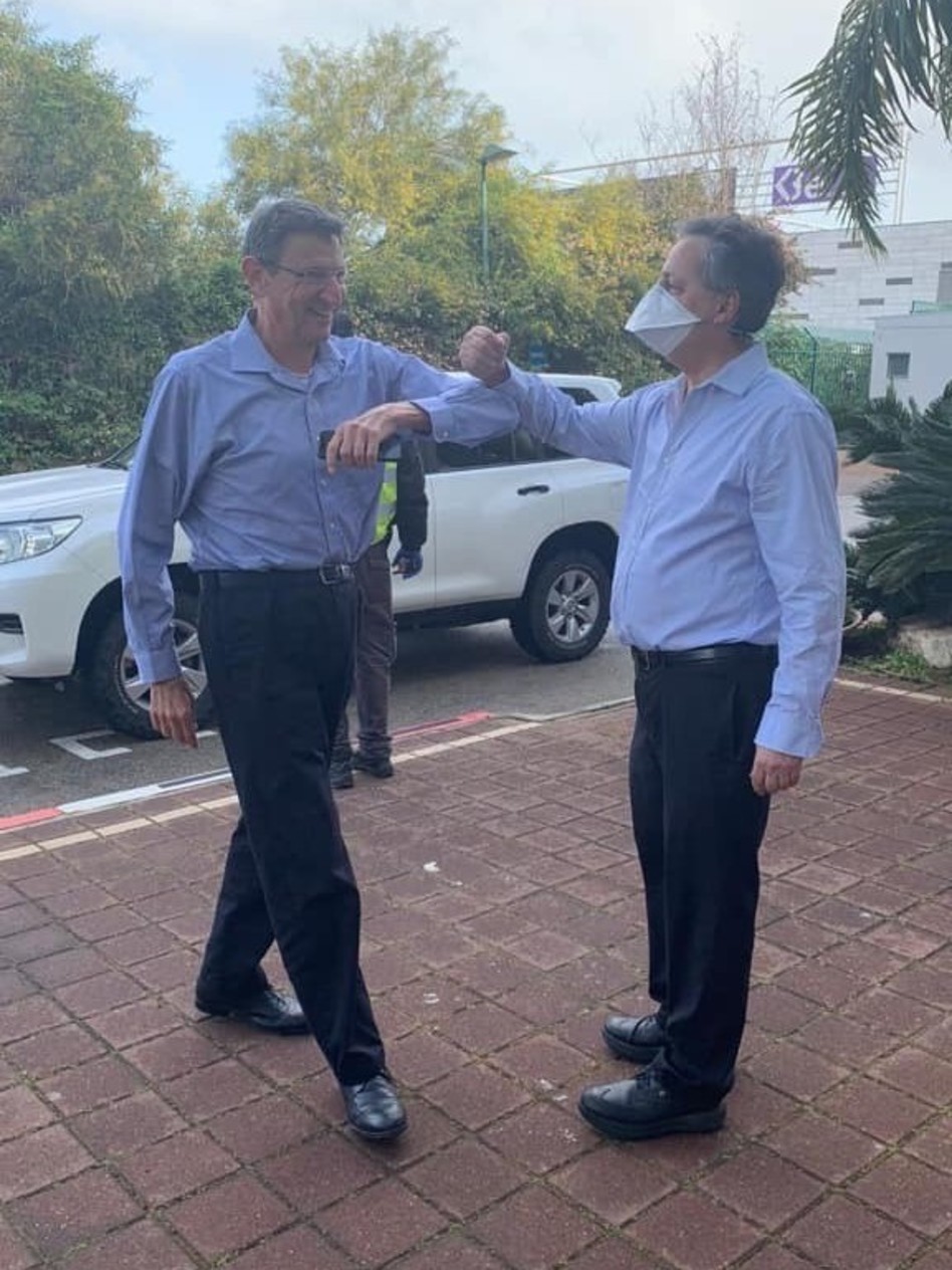 אבי בוסקילה ואודי אדם (צילום: באדיבות שראל)