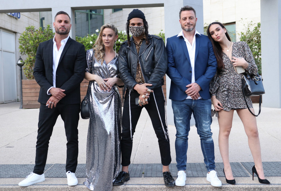 האח הגדול, נעם לוי, רונן פייגנבוים, אסף גורן, חגית היימן, כפיר כהן (צילום: אור גפן)