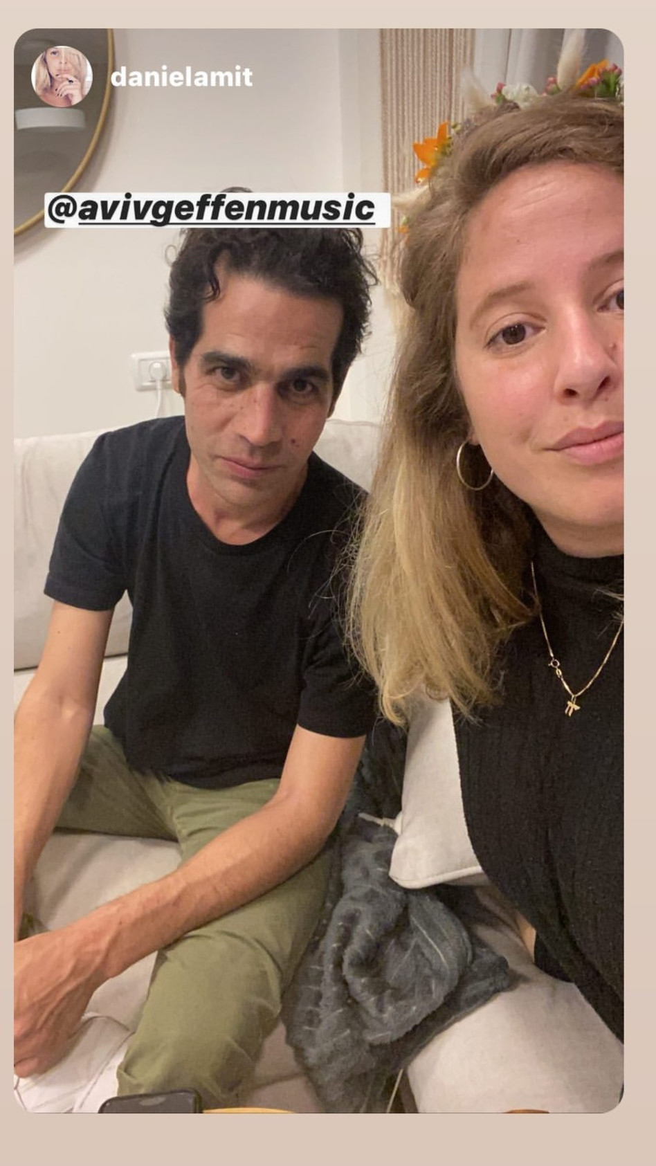 דניאל עמית, אביב גפן (צילום: צילום מסך אינסטגרם)