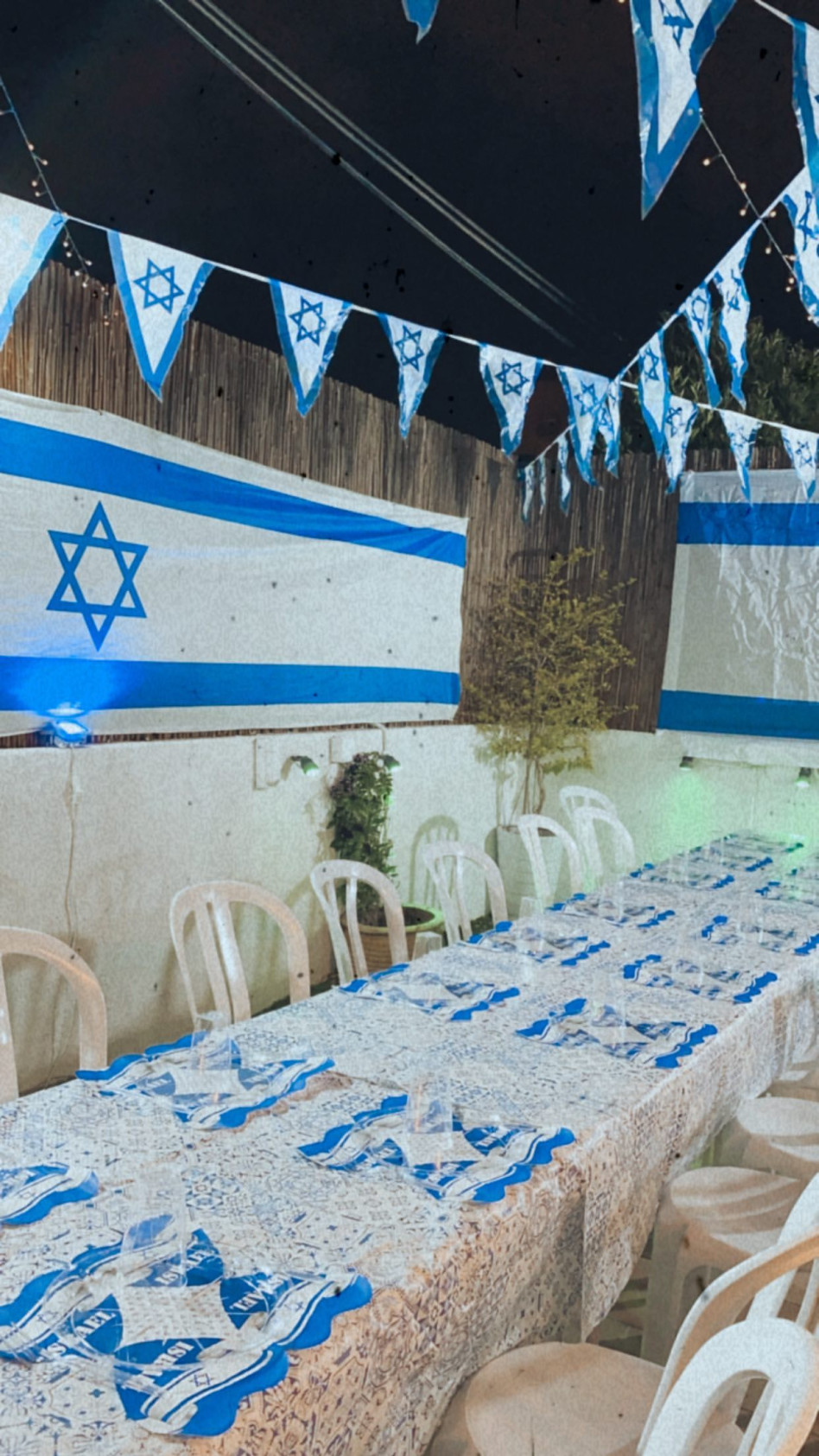 רגע לפני שכולם הגיעו (צילום: צילום מסך אינסטגרם)