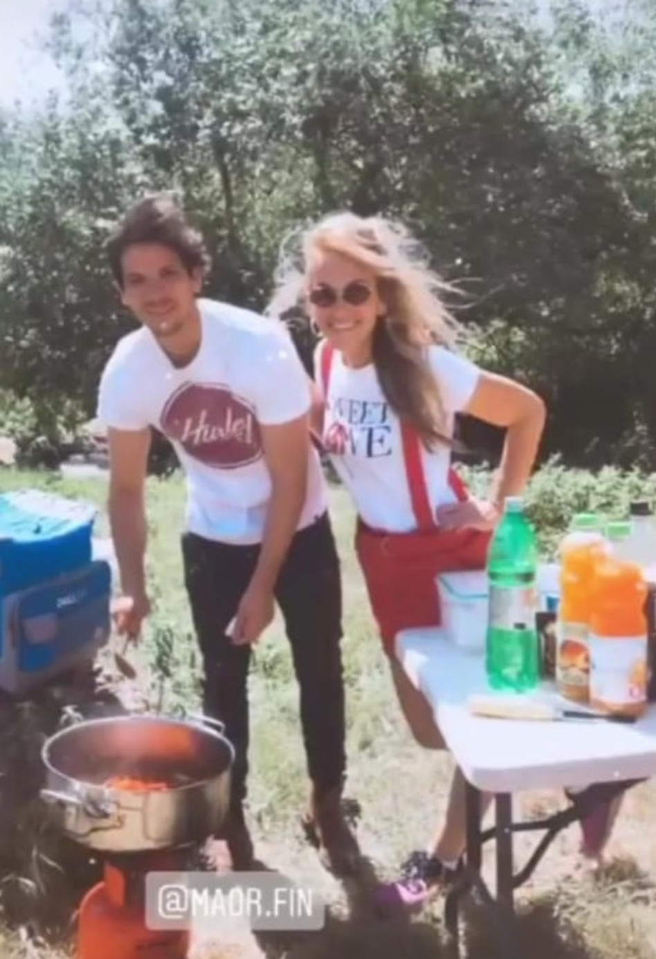 הסטורי של מור לרמן שנמחק לאחר זמן קצר (צילום: צילום מסך אינסטגרם)