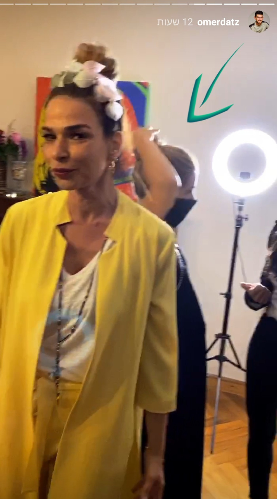 אגם רודברג ההריונית שומרת על ההנחיות (צילום: צילום מסך אינסטגרם)