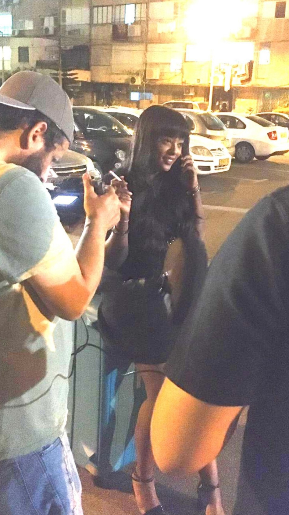 תקוה גדעון על סט הצילומים (צילום: יח''צ)