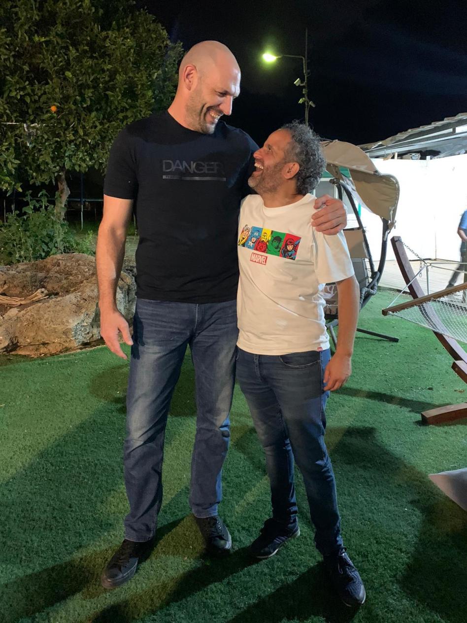 בני ברוכים, עידו קוז'יקרו (צילום: חגית ברוכים)