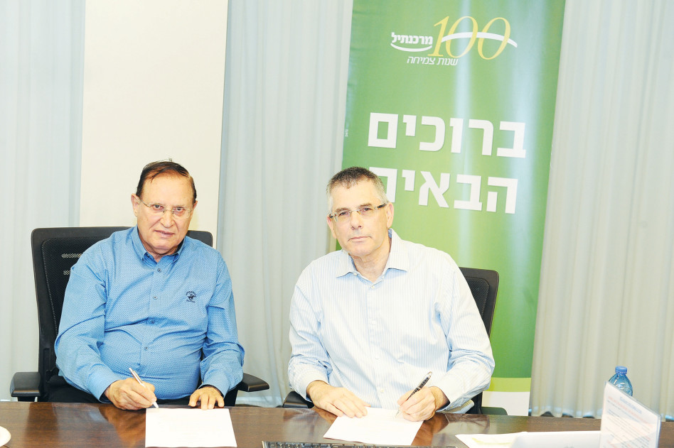 שוקי בורשטיין, פרופ' אריה סקופ (צילום: מורג ביטון)