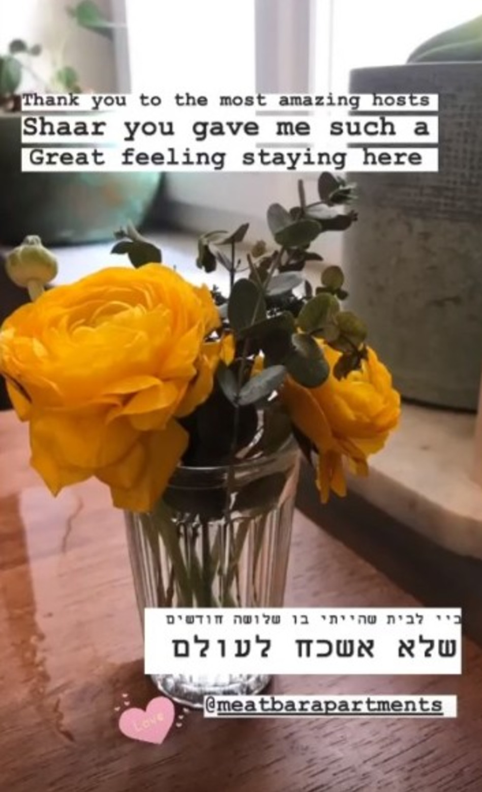 מורן אטיאס עוזבת את השכירות (צילום: צילום מסך אינסטגרם)